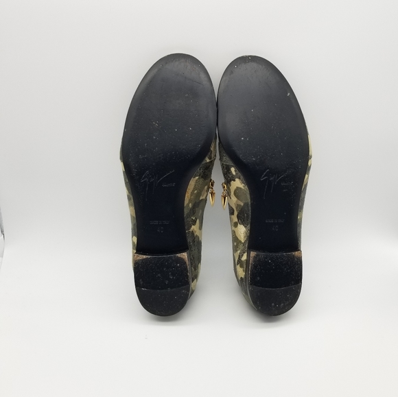 Exquisite Giuseppe Zanotti Camo Loafers Size US 7 - Picture 7 of 8